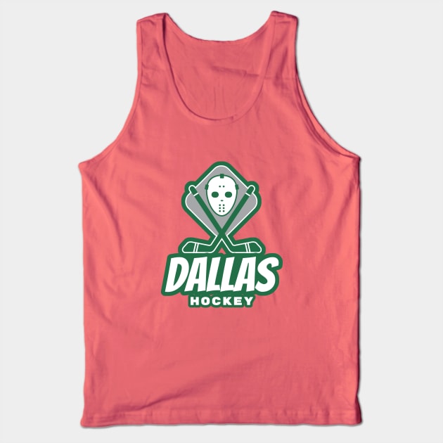 Dallas stars Hockey Tank Top by BVHstudio